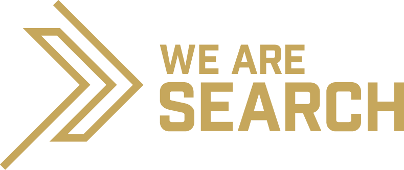 We Are Search Logo Gold
